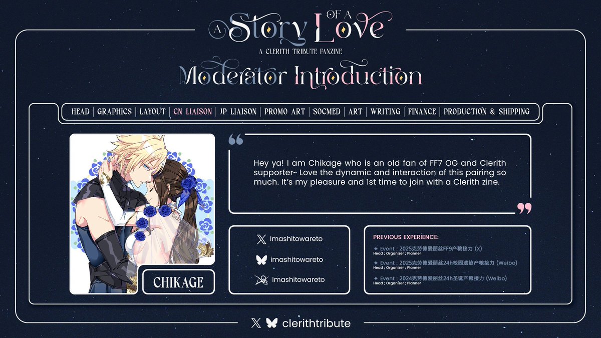 A Story of a Love : A Clerith Tribute Fanzine tweet media