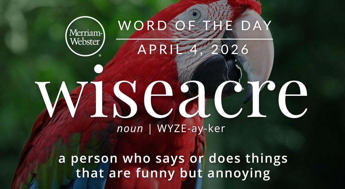 Merriam-Webster tweet media