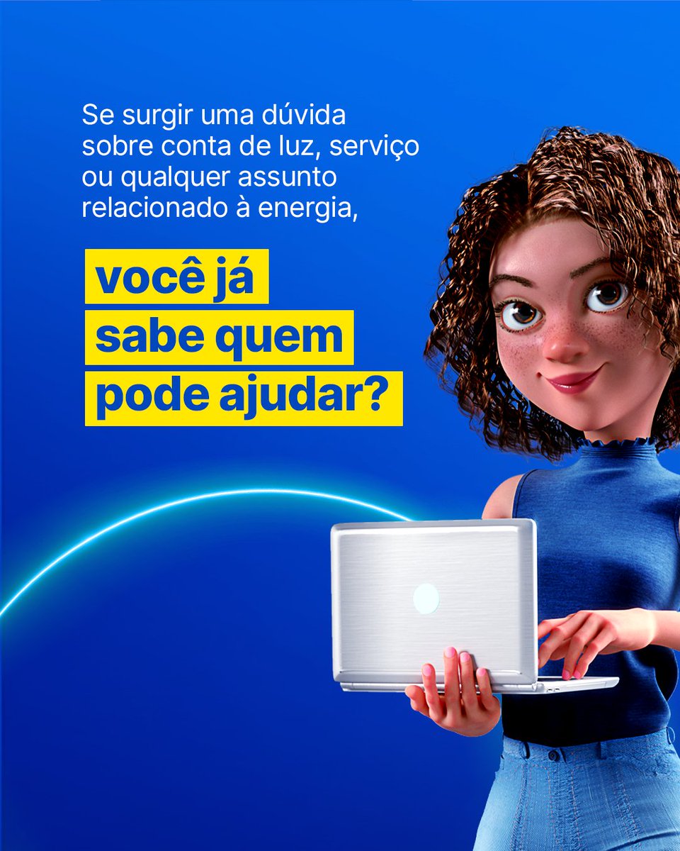 grupoequatorial's tweet photo. Dúvidas sobre a sua conta de luz ou serviços? Fale com a Clara. 💙
AL: (82) 2126-9200
AP: (96) 3082-2949
GO: (62) 3243-2020
MA: (98) 2055-0116
PA: (91) 3217-8200
PI: (86) 3228-8200
RS: (51) 3382-5500
#GrupoEquatorial #AssistenteVirtual #Clara #Serviços #Comodidade https://t.co/Z8KOdslsQO
