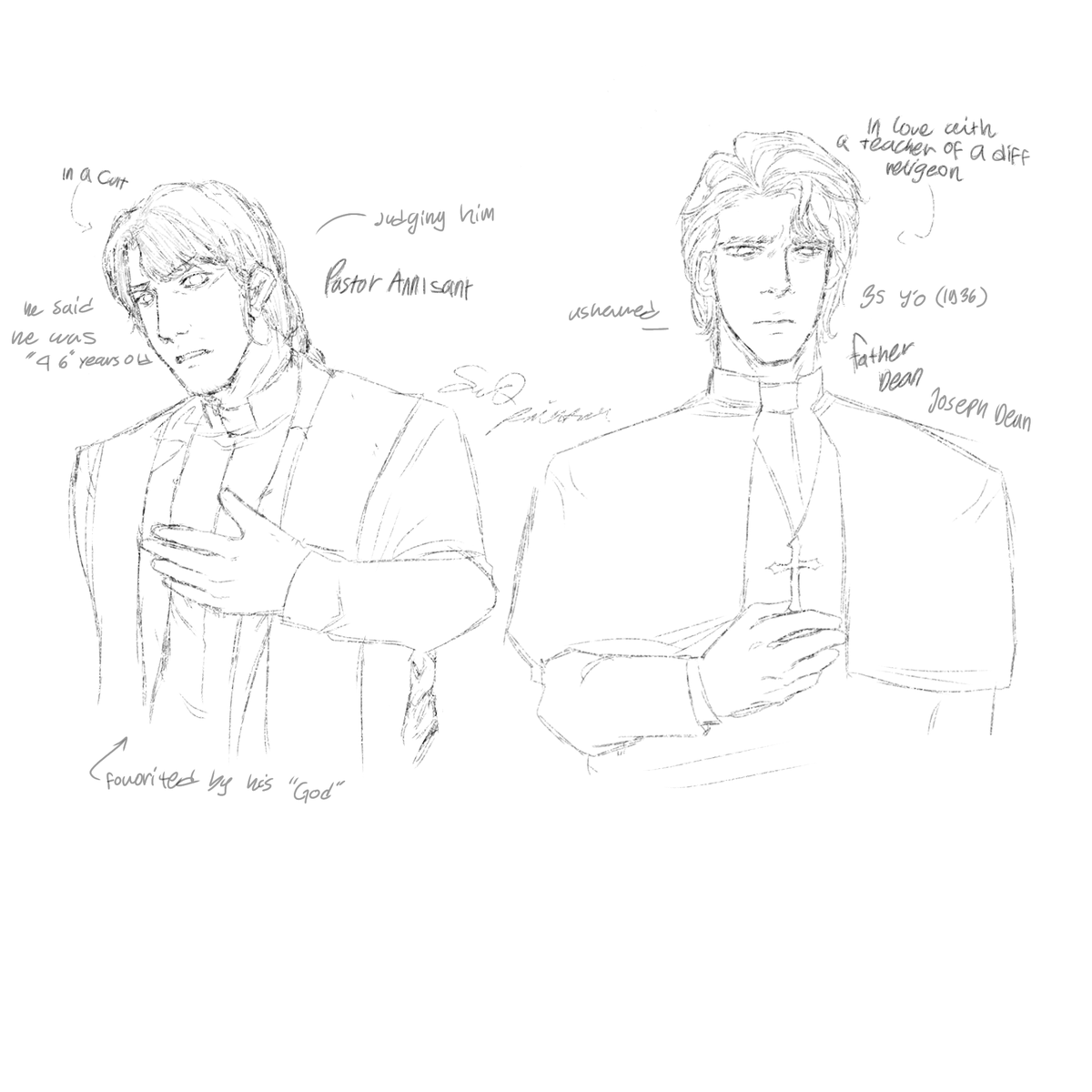 SQPainter's tweet photo. Of course my priest ocs will have a dark and controversial religious horror story
#oc https://t.co/HzFpCTw3G6