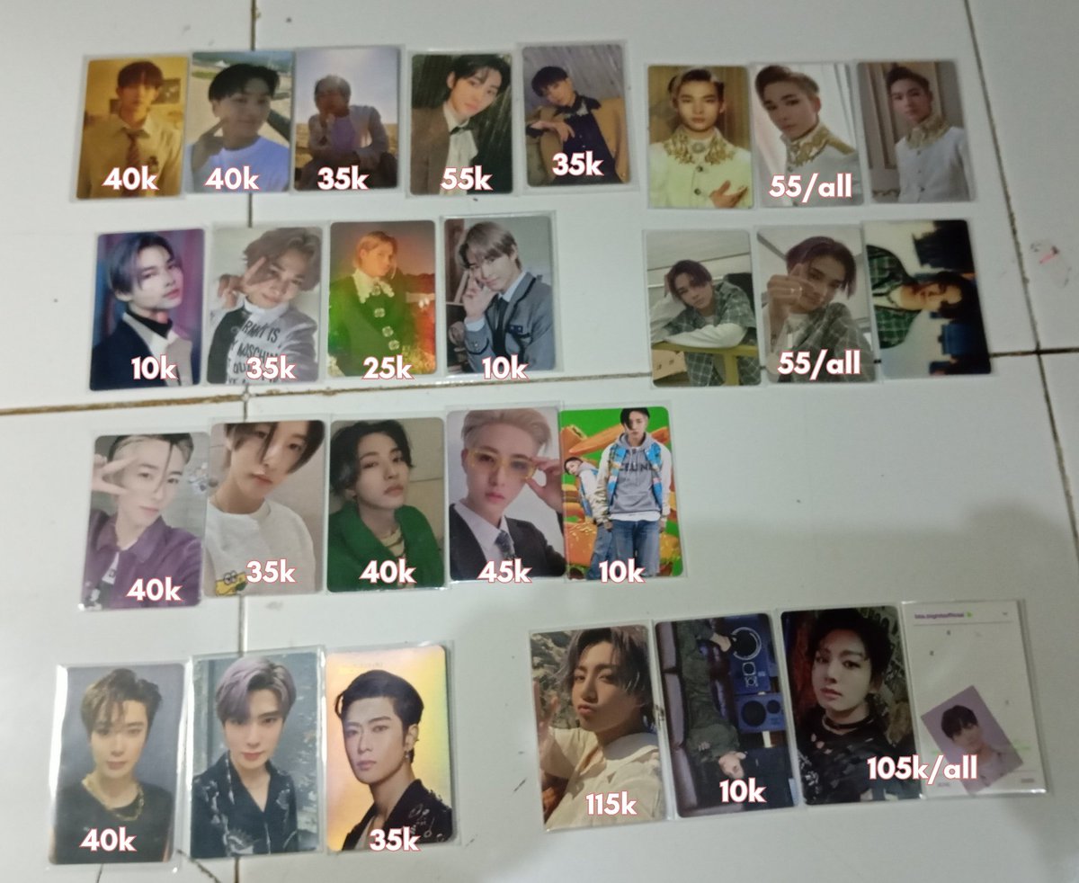 nazzsspt's tweet photo. Help rt

WTS | want to sell
Photocard ENHYPEN NCT BTS

• bisa nego
• co oren
• inc packing
• dom serang, banten

wts wtb photocard enhypen nct bts pc dicon 101 jungkook butter suga dicon yuta jaehyun renjun lemonilo heeseung jay jungwon Sunghoon ni-ki https://t.co/LOP7dtWlar