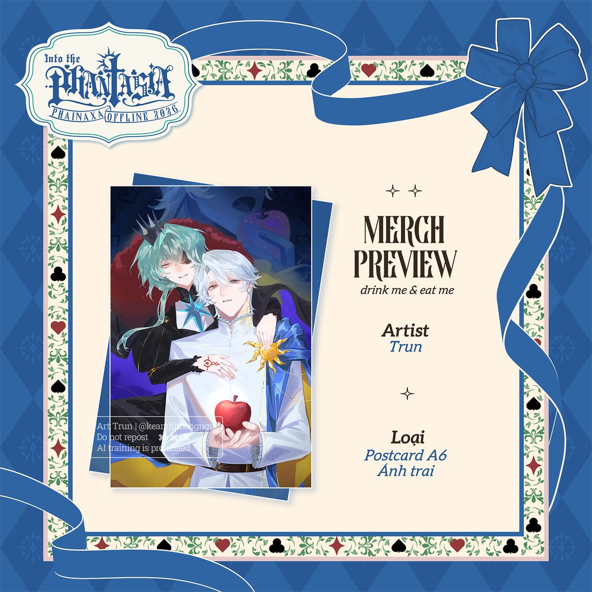 『 PREVIEW MERCH 』

Welcome back, dear guest — would you prefer your tea accompanied by a tale of romance, or something more curious?

✦••┈┈┈┈┈┈┈┈••✦
#phainaxa #phainaxa_offline #phainaxa_intothephantasia