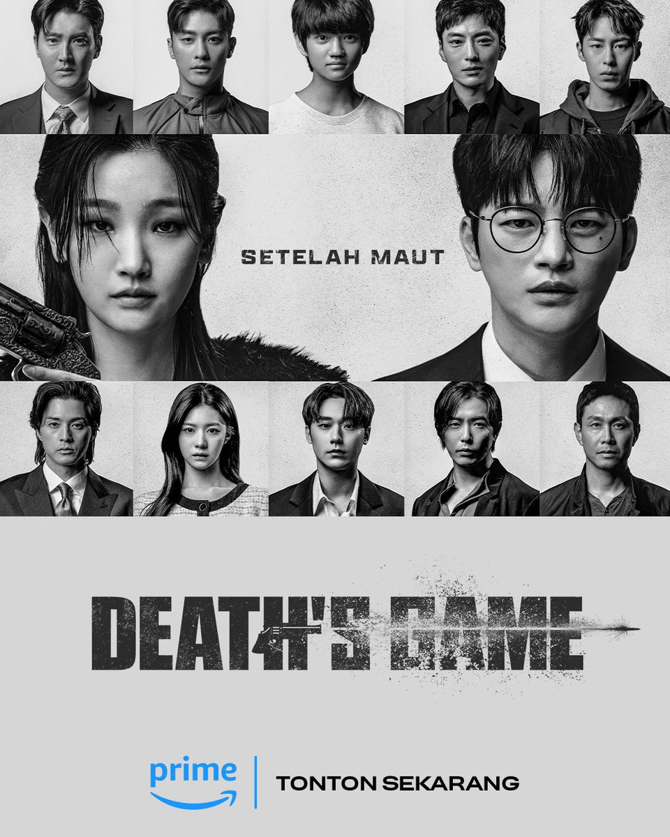 infodrakor_id's tweet photo. EVERYONEEE harus tau ada drakor TVING #DeathsGame buat tontonan malming ini 

Ceritanya tentang Cho Yi Jae (Seo In Guk) cowok yang putus asa sampai bunuh diri malah dihukum sama Death buat hidup dan mati 12 kali di tubuh orang lain. Tiap hidup baru beda-beda, tapi semuanya saling nyambung dan penuh plot twist.

Tiap bangun dia jadi orang baru ada yang kaya, atlet, napi, model, sampai pembunuh dan semuanya punya ending tragis. Kalau berhasil selamat, dia bisa tetap hidup di tubuh itu. Kalau gagal, mati lagi dan pindah ke tubuh berikutnya.

TAPI GILAAAK plot twist bikin hah heh hoh tapi ujung ujungnya nyambung semua. Cuman 8 episode aja! SIKAAAT

Cameonya menarik semua! 

Legalnya di Prime Video