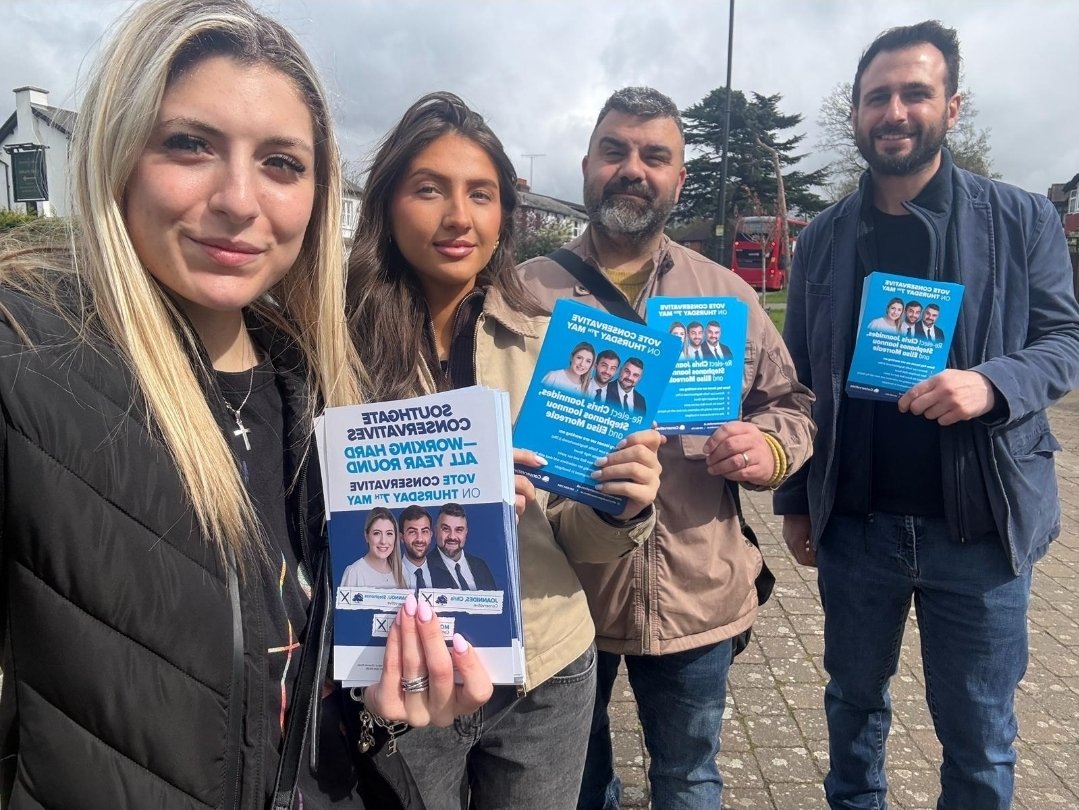 Back out on the campaign trail today and strong support for Team Southgate. 
Don't hope for a better Enfield,  vote for it on Thursday 7th May 2026.#vote #Conservative.
