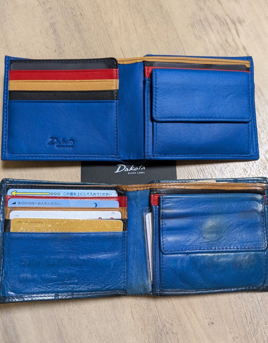 konaki_SR's tweet image. 恐らく10年以上は使ったと思う財布、同じものを買いなおした。
#Dakota 
#ダコタ