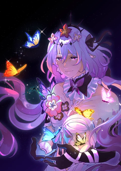 my cover page for Castorice Psykhe zine! #castorice #hsr #honkaistarrail