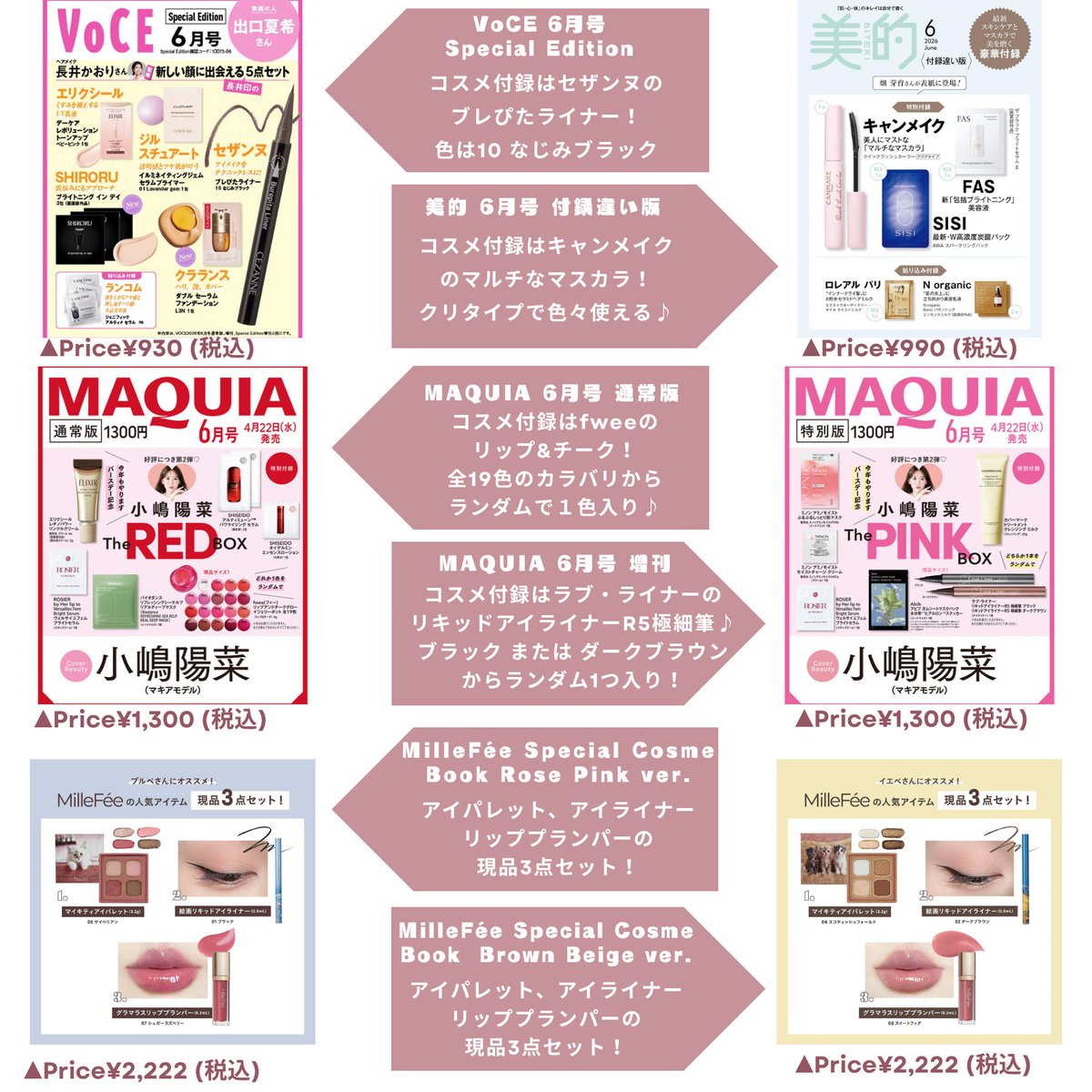 付録は【長井かおりさん厳選 スキンケアセット】🫧 『VoCE』6月号増刊