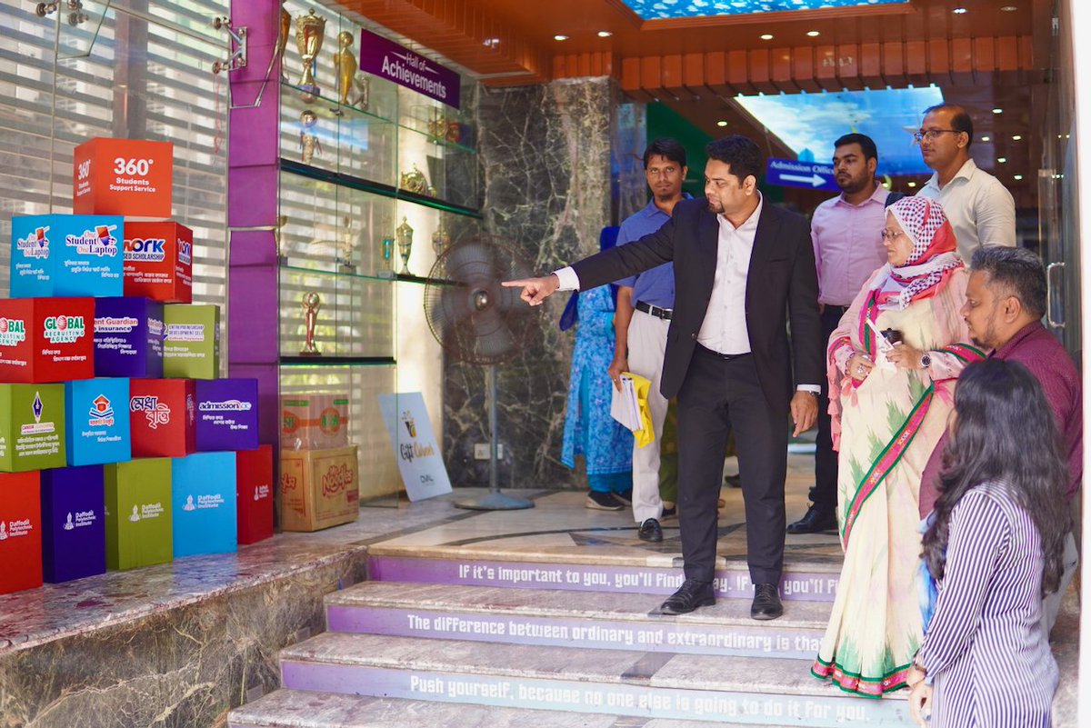 daffodilpoly's tweet image. ড্যাফোডিল পলিটেকনিক ক্যাম্পাস পরিদর্শন করলেন বাংলাদেশ শিক্ষা মন্ত্রণালয়ের কারিগরি ও মাদ্রাসা শিক্ষা বিভাগের যুগ্ম সচিব ফাতেমা জাহান।

পরিদর্শনকালে তিনি ড্যাফোডিল পলিটেকনিকের সার্বিক শিক্ষার পরিবেশ নিয়ে সন্তোষ প্রকাশ করেন।

#Daffodilpolytechnic #DiplomaEngineering