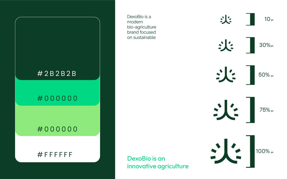exo_infusio's tweet photo. From concept to creation 🌱

This logo for DexoBio blends typography and nature
where D + B transform into a leaf through negative space.

What do you think about this concept? 👇

#LogoConcept #AgroDesign #Branding #LogoInspiration #DesignProcess #CreativeWork https://t.co/CG4Q2UEkIC