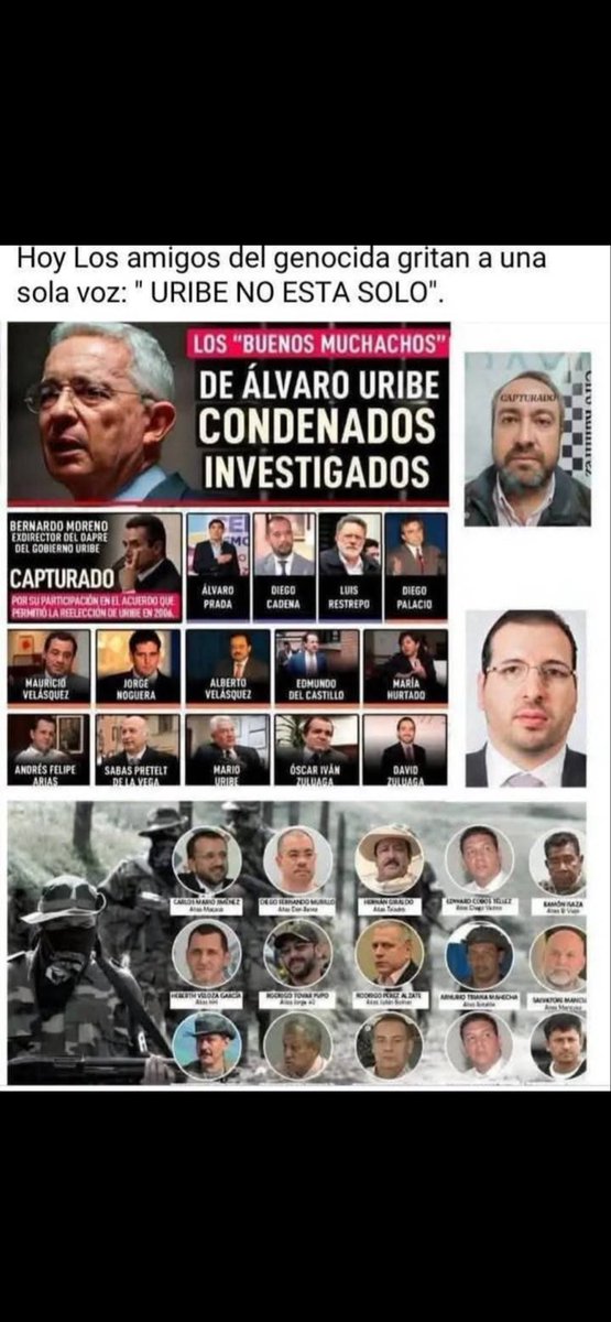 alfontilla's tweet photo. @AlvaroUribef Viejito culibajito sinvergüenza bandido, la cruz de los colombianos es la secta del centro demoníaco y su líder el narco 82 https://t.co/EmHPFGRW7V