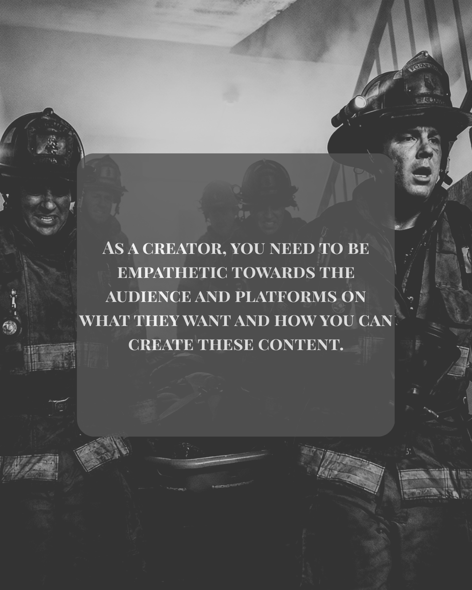 KodokuVision's tweet image. As a creator, you need to be empathetic towards the audience and platforms on what they want and how you can create these content.

.
.
.
.
.
.
.
.
.

#Motivation
#SelfDevelopment
#PersonalGrowth
#Inspiration
#Mindset
#Success
#PositiveThinking
#GrowthMindset
#LifeLessons