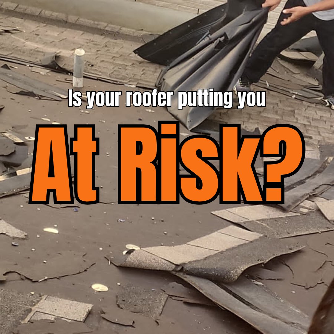 atriumroofing's tweet photo. If your roofer offers to “waive your deductible”… 🚩

That’s illegal in Texas.

And if they’re willing to cheat the system, imagine what they’ll do to your roof.

With deductibles hitting 5%, shortcuts = expensive mistakes.

Do it right. Do it once.
https://t.co/otc2iuOUvp https://t.co/isyuZ9xZfH
