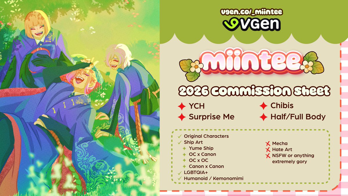 m🌱nt ▶️ resting+ vgen comms tweet media