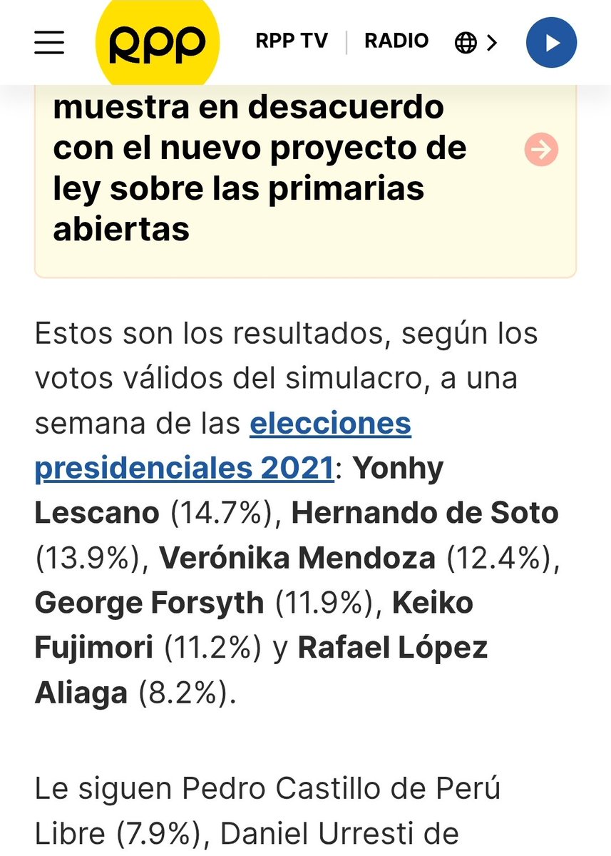 LuisAltuser's tweet photo. @rimaj1999 Ipsos 🤦🤦Elecciones 2021 | Ipsos: Hernando de Soto sube al segundo lugar en intención de voto a una semana de las elecciones 2021 https://t.co/CnTn7jAMZv https://t.co/iaU1pIEXgg