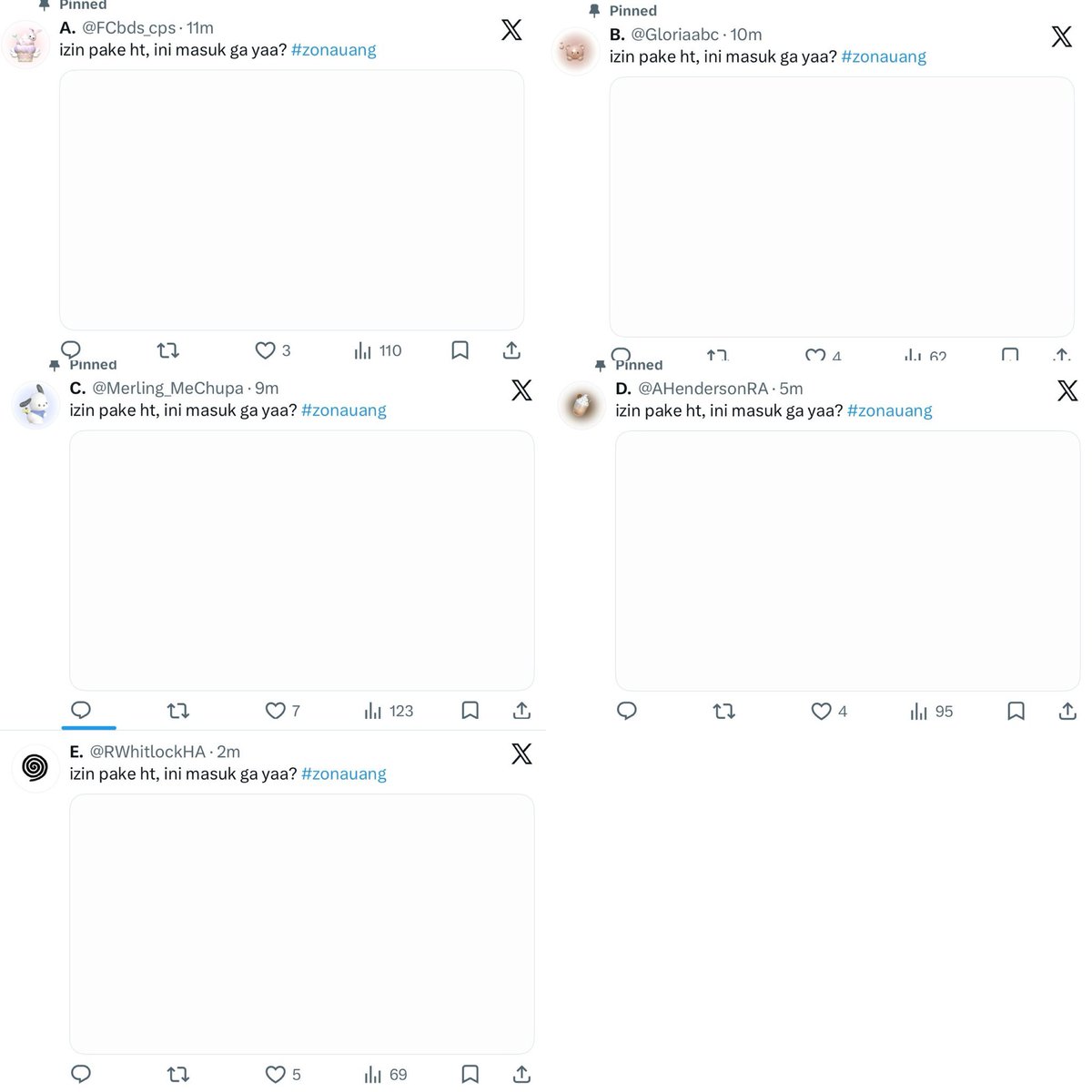 ♡°୭ WTS ACC RECEHAN TAHUN LAMA MASUK HT

Price: on alt.
TNC ON REPLY

⊹. verif yahoo (ED), verif gmail (CBA) (kalau email gabisa, bisa bantu change)
⊹. masuk ht with pict
⊹. media bersih
⊹. hd sesuai gambar

#zonauang