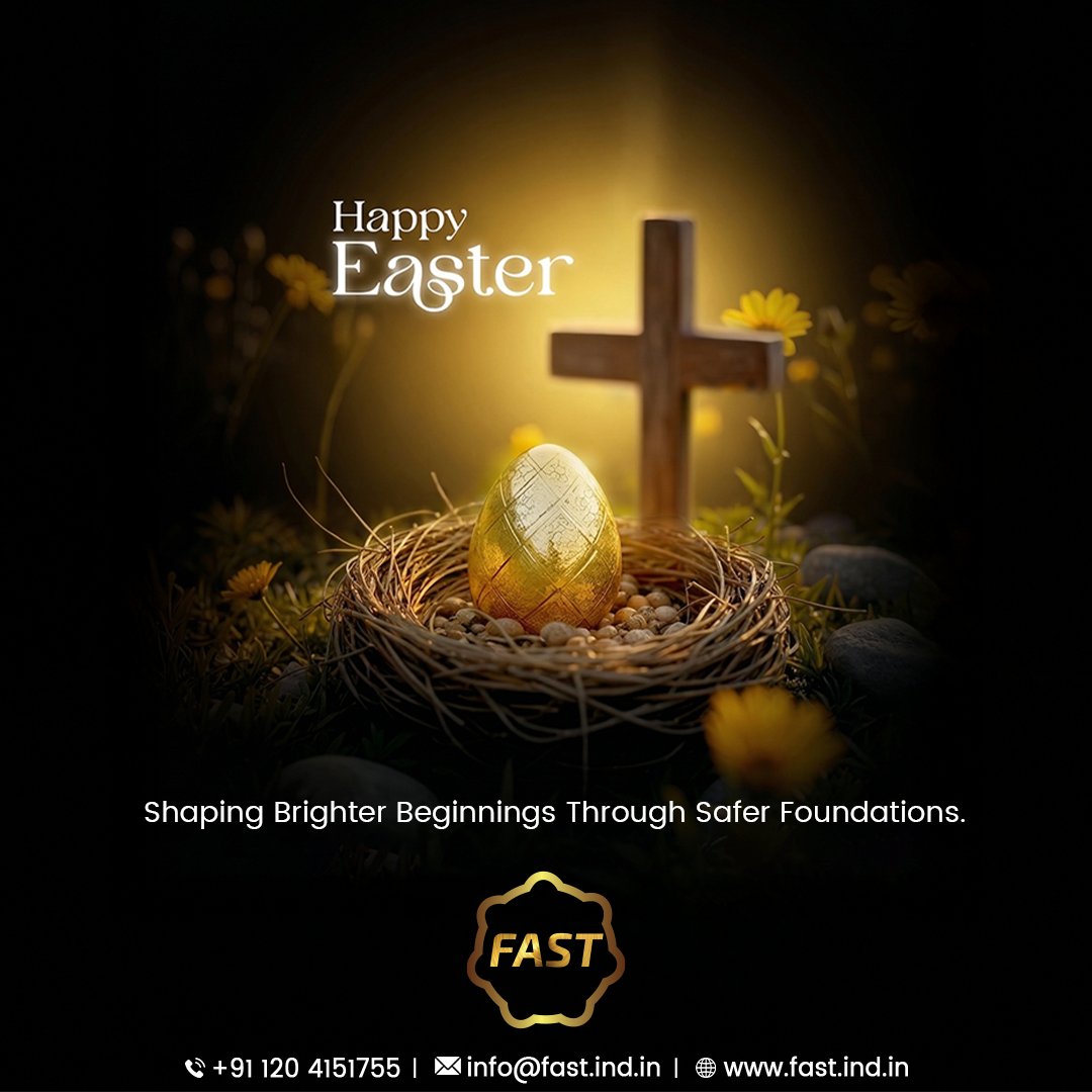 FASTIndia2's tweet photo. As we celebrate Easter—a season of renewal and new beginnings—it reminds us that every fresh start deserves a strong and secure foundation.
In every step forward, safety remains the quiet force that protects progress and sustains growth.
Wishing you and your loved ones a joyful and hopeful Easter.
#HappyEaster #Renewal #Hope #SafetyFirst #MSATheSafetyCompany #IndustrialSafety #WorkAtHeight #FallProtection #BlacklineSafety #FASTIndia
