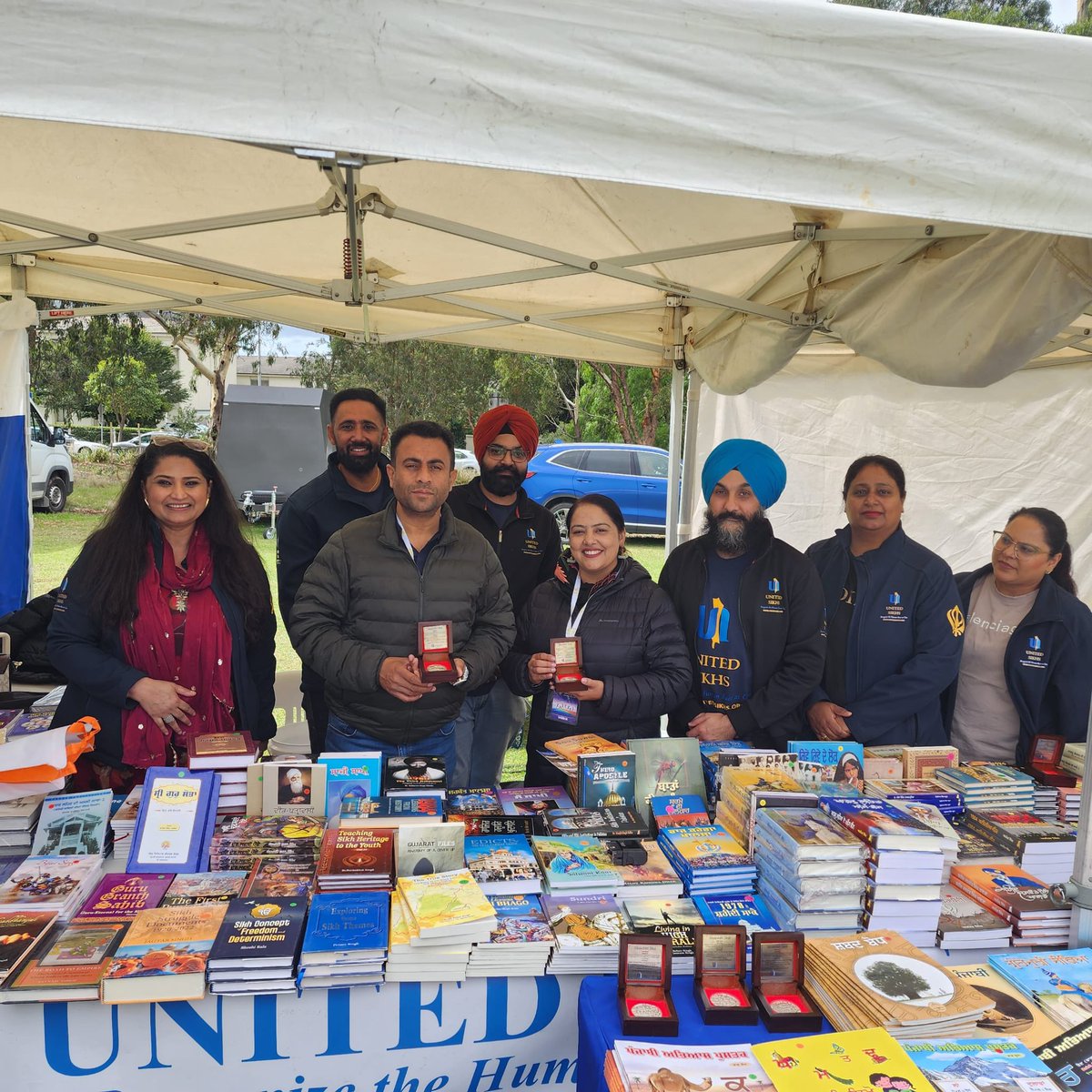 unitedsikhs's tweet image. 📚✨ Discover Sikh History at the Australian Sikh Games 2026! ✨📚

The @UNITEDSIKHS_AU  team is proud to be part of the Australian Sikh Games in #Melbourne bringing you a special Sikh Historical Books Stall for all ages.

Come explore a wide range of books covering:
🔹 Sikh