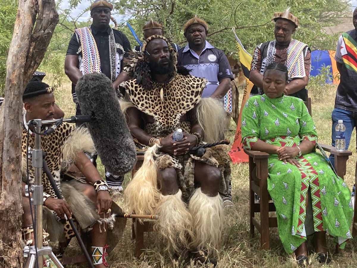 citezw's tweet photo. Chief Dakamela warmly welcomed all visitors attending this year’s Imiklomelo kaDakamela, expressing his sincere appreciation for their presence and support of the cultural festival. He also called on the Ministry of Sports and Culture to advocate for improvements to the road infrastructure, noting that many visitors experienced difficulty traveling to the event.