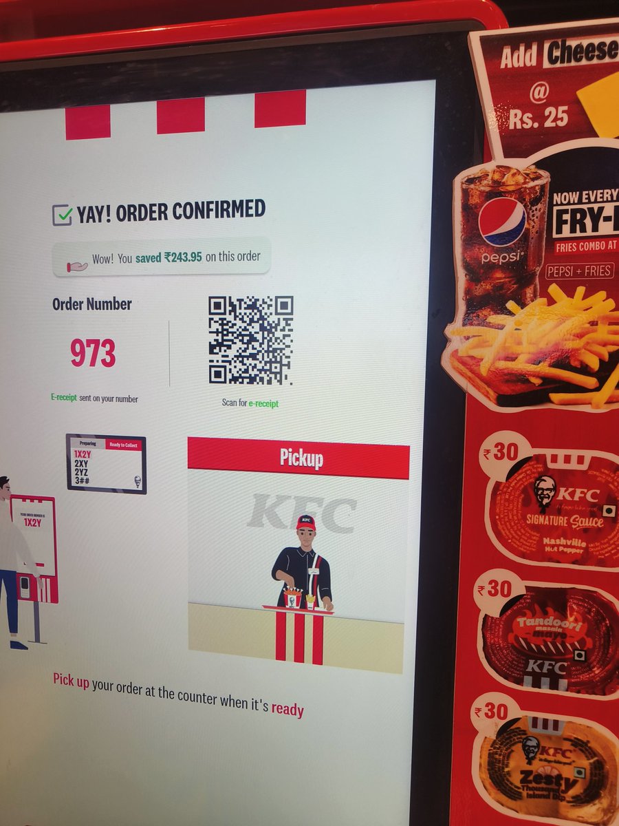 Walterblack47's tweet photo. @kfc @KFC_India 
"Extremely disappointed with my order from @[KFC ulunthurpet]. I paid ₹30 for Tandoori Sauce expecting the 'packed box' shown in your app, but received a tiny paper cup instead. Is this your standard. This is misleading advertising. #ConsumerComplaint https://t.co/0LgE9WSaJG