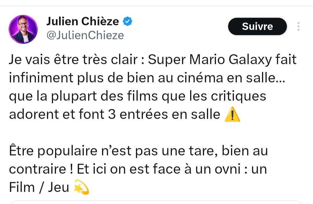 Même dans les films les plus abusés les génies du mal sont moins constants que lui
