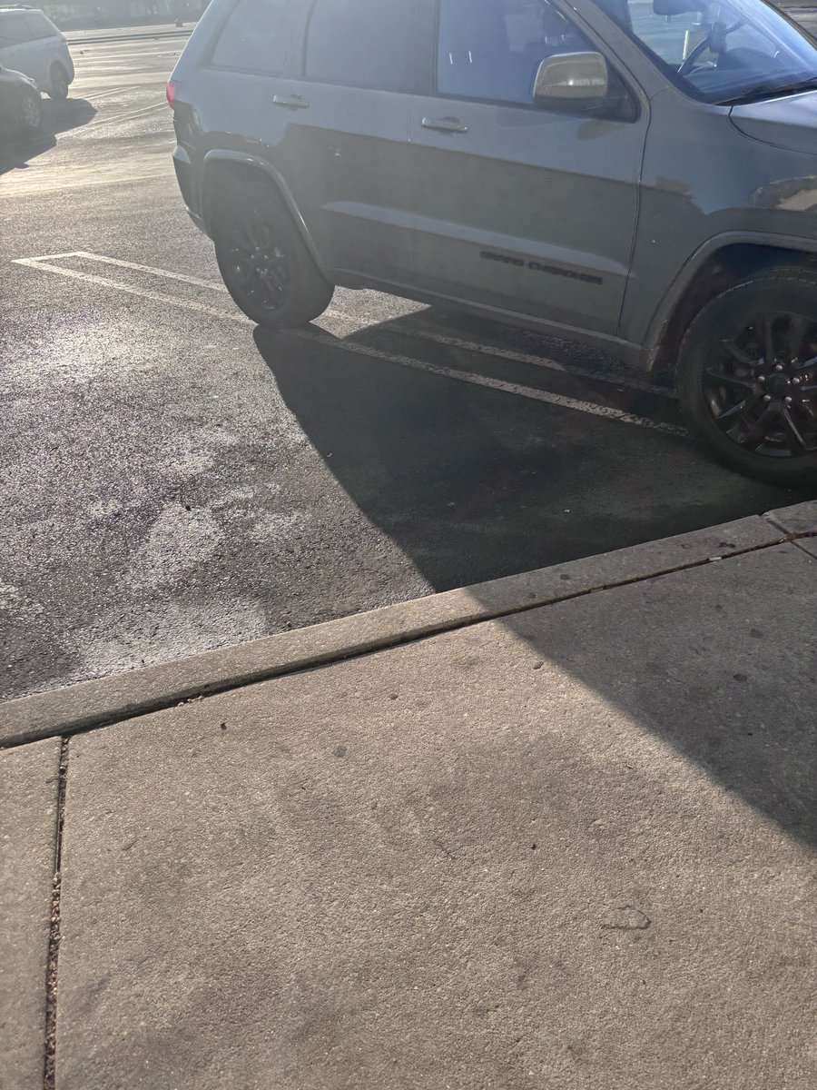 bornForbroad's tweet photo. Parking at the DMV like this is wild.  Should revoke rather then than renew @PennDOTNews https://t.co/biZ4QMUXRy