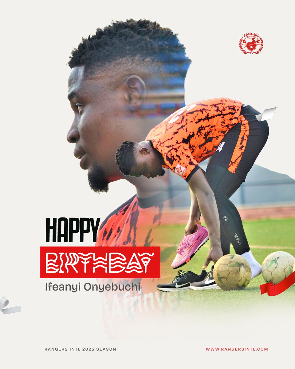Rangers_Intl's tweet image. Happy Birthday Onyebuchi.⚪🔴
Wishing you many happy returns.🎂

#HappyBirthday #NeverSayDie