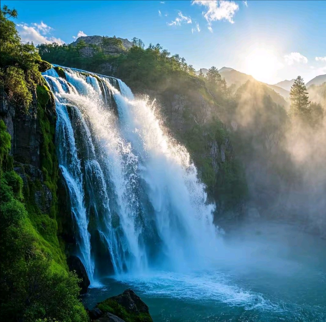 harekrishnadk's tweet photo. Chasing waterfalls + golden sunsets = today’s perfect day.  #NatureLovers #Wanderlust https://t.co/TYg26FD09o