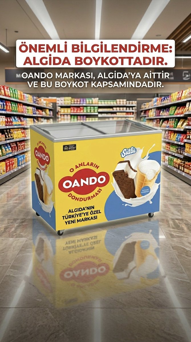 <a href="/gidadedektifiTR/">Gıda Dedektifi</a> İSİM DEĞİŞİR, GERÇEK DEĞİŞMEZ!
#boykotalgida#OANDO#ALGİDA