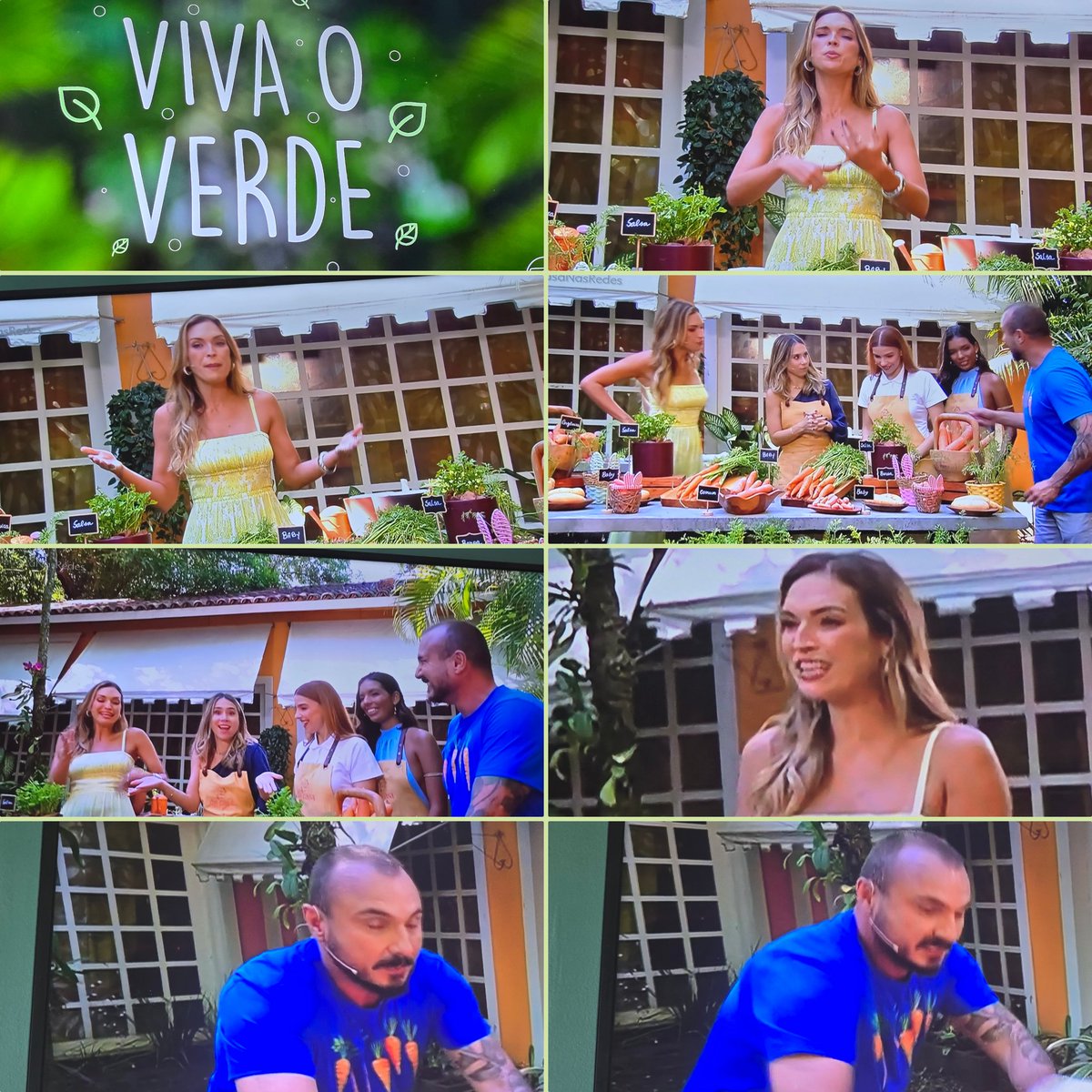 E com a super #DuplaVerde do #VivaOVerde já que estamos na Páscoa vamos aprender como fazer muda, plantar, cuidar e tudo mais sobre cenoura. Coelhos gostarão de cenouras boas e nós também. 😅😅😅 Bora lá Talitha e Murilo. #EDeCasaNasRedes #EDeCasa <a href="/Talitha_Morete/">Talitha Morete</a> <a href="/musoares1979/">Murilo A Soares</a>
