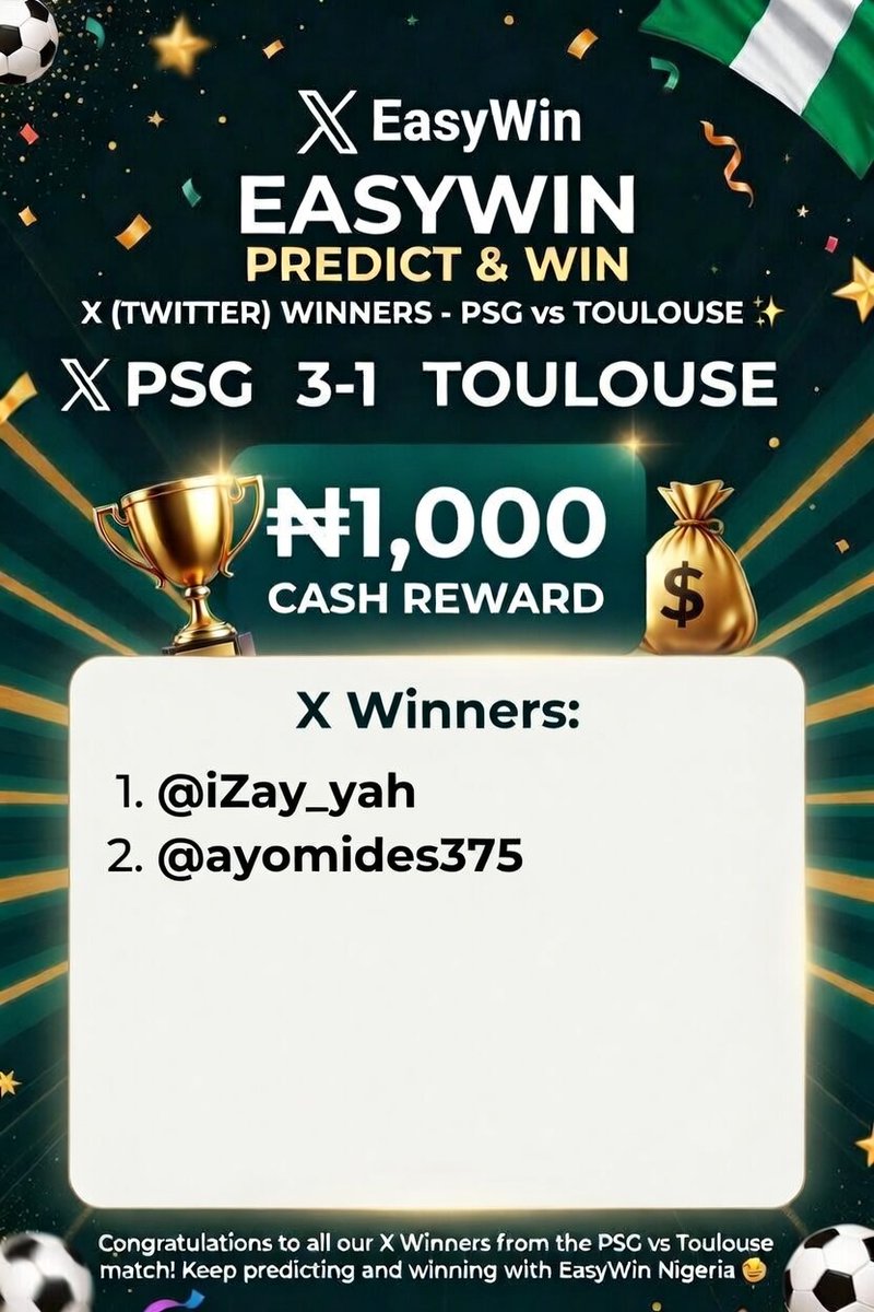EASYWIN NIGERIA tweet media