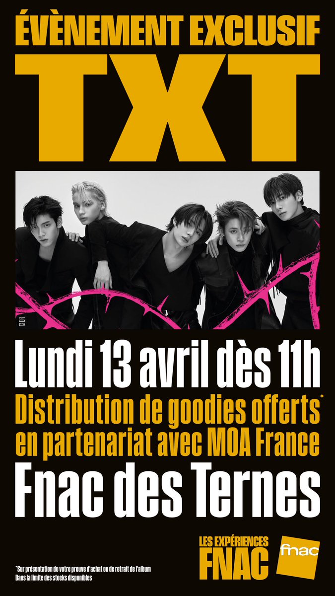 TXT ࣪MOA France 𖣂 | Fanbase tweet media