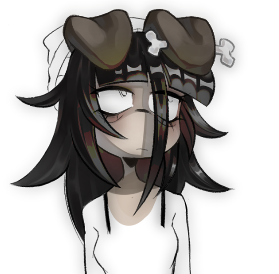Cho_byte's tweet photo. And finally my sona. idk first three posts something something something. I used hardmix to gat her hair colors like that https://t.co/duIUuZBzid