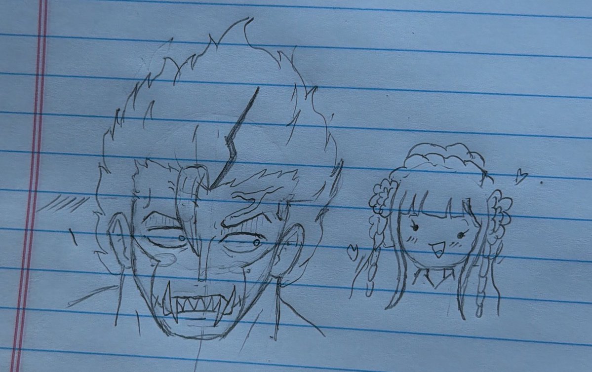 JimJammer2022's tweet image. #ONEPIECE #onepieceoc #doodleart #yumetwt

👘: Your mouth looks so cute💕

🥷:HUH?!😳(DID SHE JUST SAY SOMETHING POSITIVE ABOUT MY MOUTH?!)