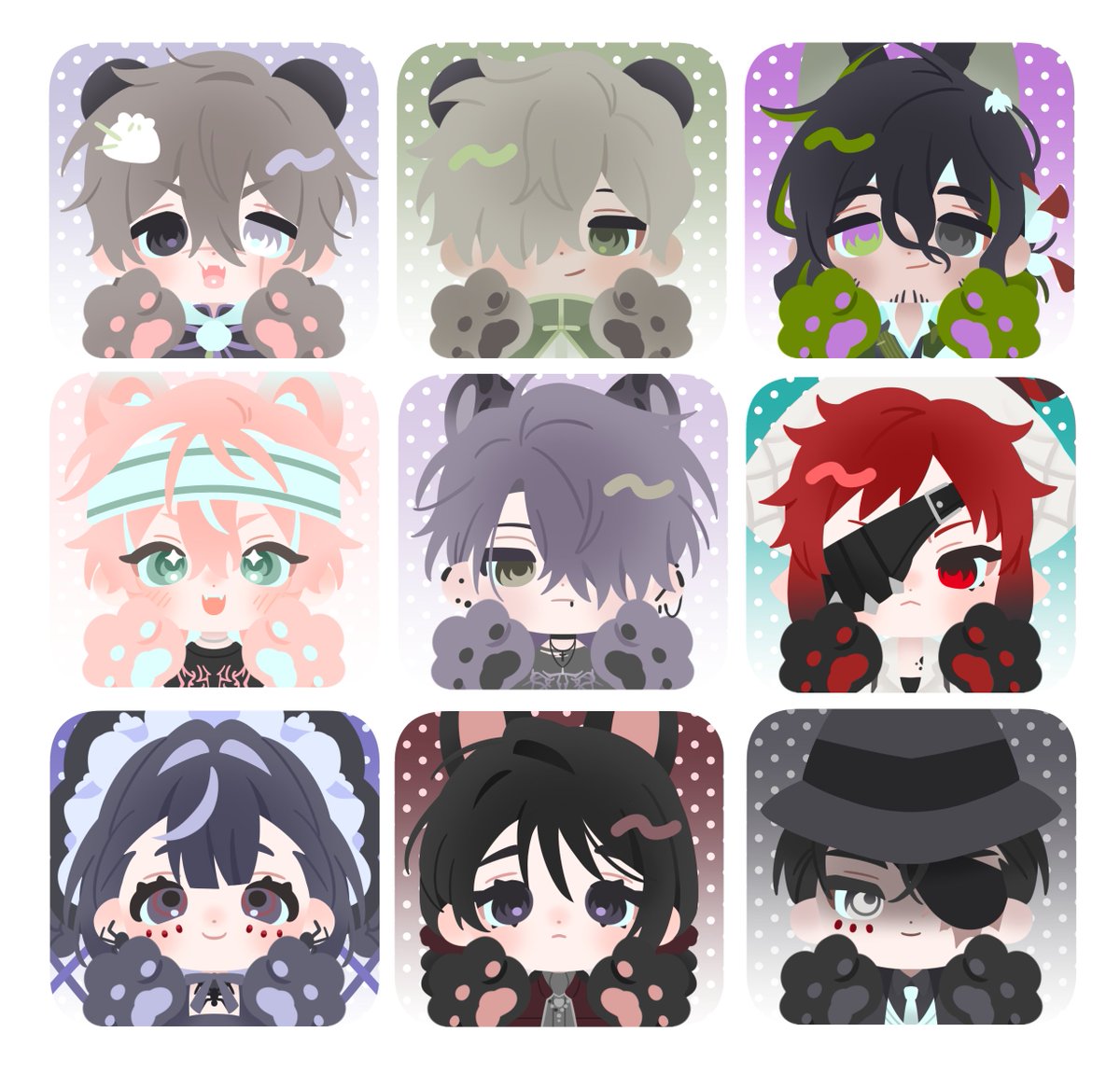 묘새 솜도안 커미션 tweet media