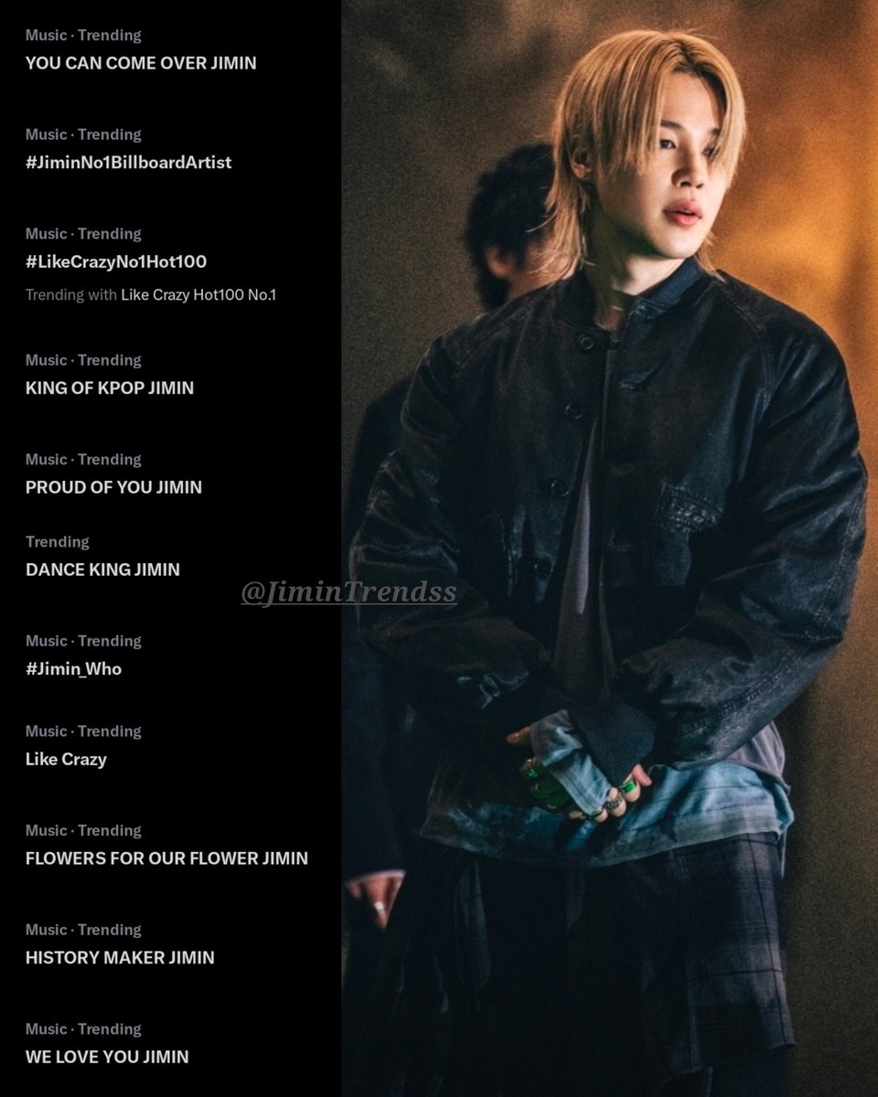 Jimin Trends ( 지민 ) tweet media