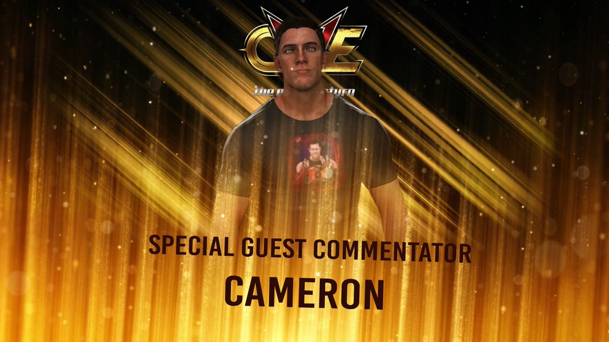 __CWE__'s tweet photo. He's back! @Cameron_CWE has signed a legends deal with CWE. Although retired from in-ring responsibilities, Cameron will return as he settles into a new backstage position

Cameron will also join Luke on the commentary team for the return of CWE, available to watch on April 15th! https://t.co/no7S7h1wAW