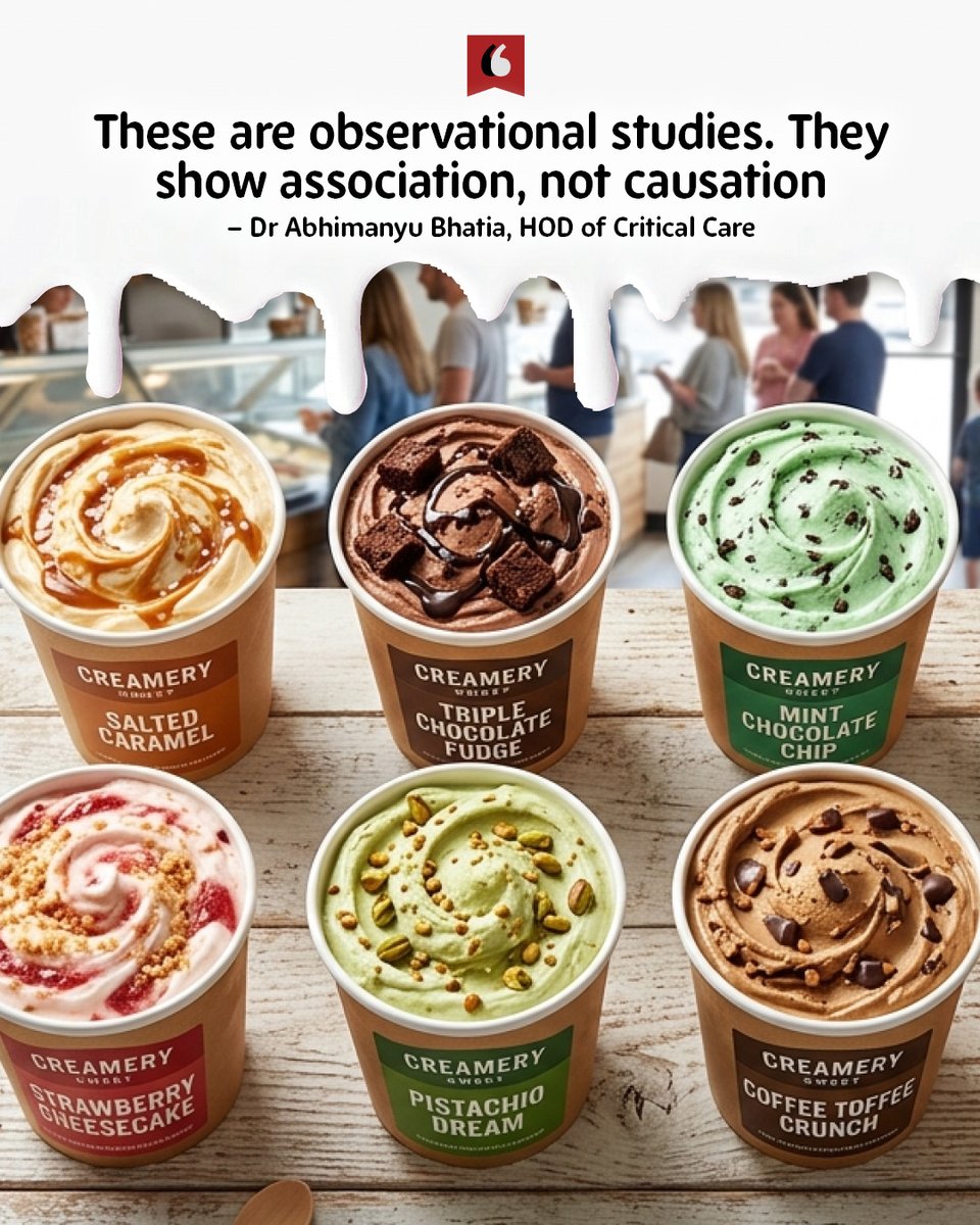 bombaytimes's tweet image. The internet keeps asking the same question: is #IceCream actually healthy, or just wishful thinking? 🍦
A 2018 #HarvardStudy did find a link between moderate intake and lower heart risk in diabetics, but the story doesn’t end there

#HealthDebate #FoodMyths