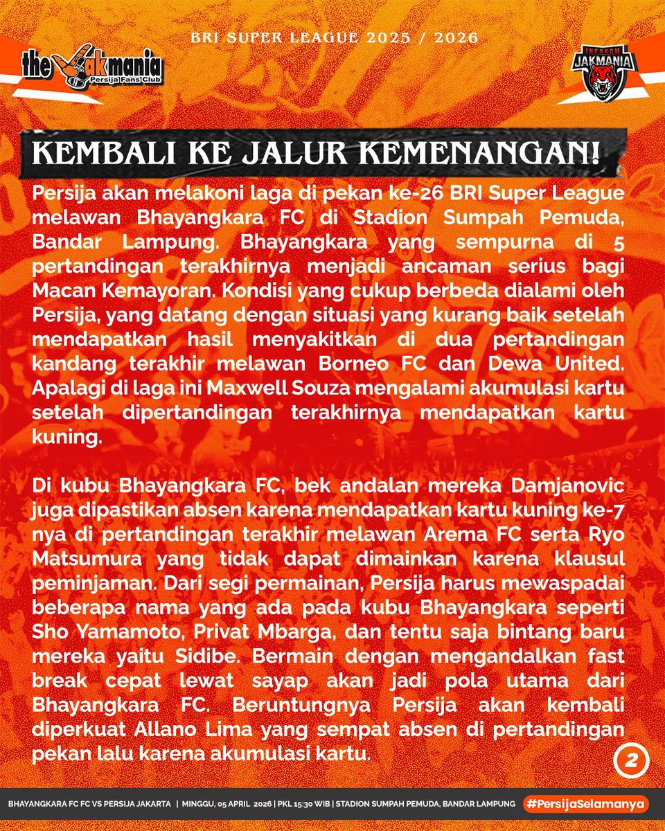 the Jakmania tweet media