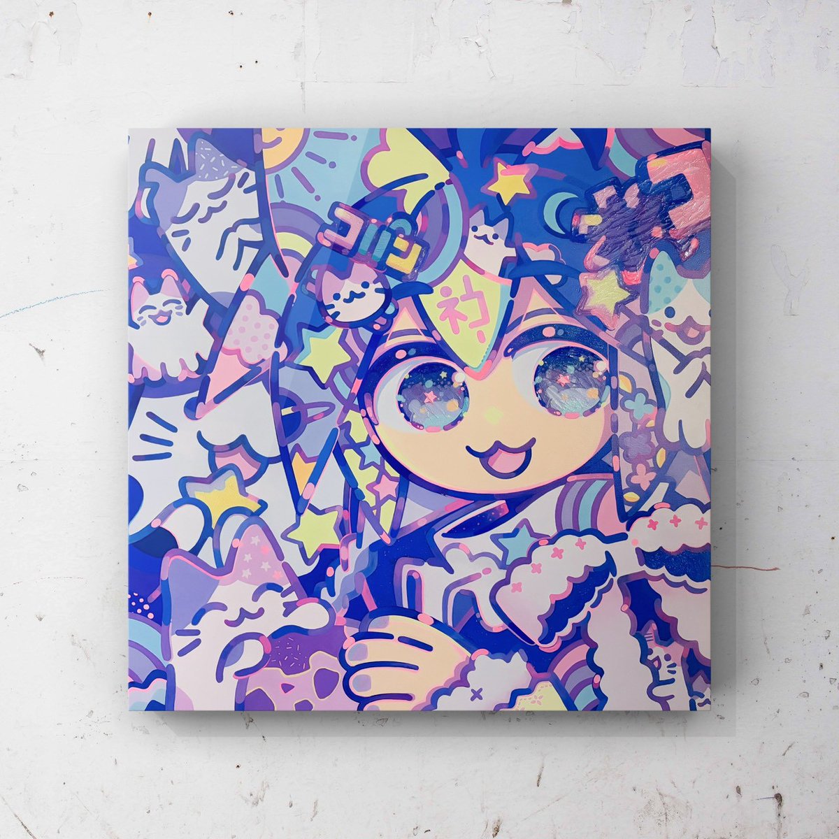 にゃんこまみれ隊∣馬場文化堂2026.4/18・19太宰府アニメ&ファンタジーアート展「異世界」 tweet media