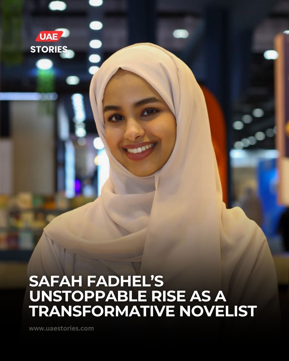 uaestories_'s tweet photo. Inside Safah Fadhel’s journey as a transformative novelist, shaping modern Arabic literature through stories of resilience, identity, and lasting impact.
#uaestories #SafahFadhel
Click here for more info: https://t.co/ZkJbyjKeMJ https://t.co/8t02QIe57B