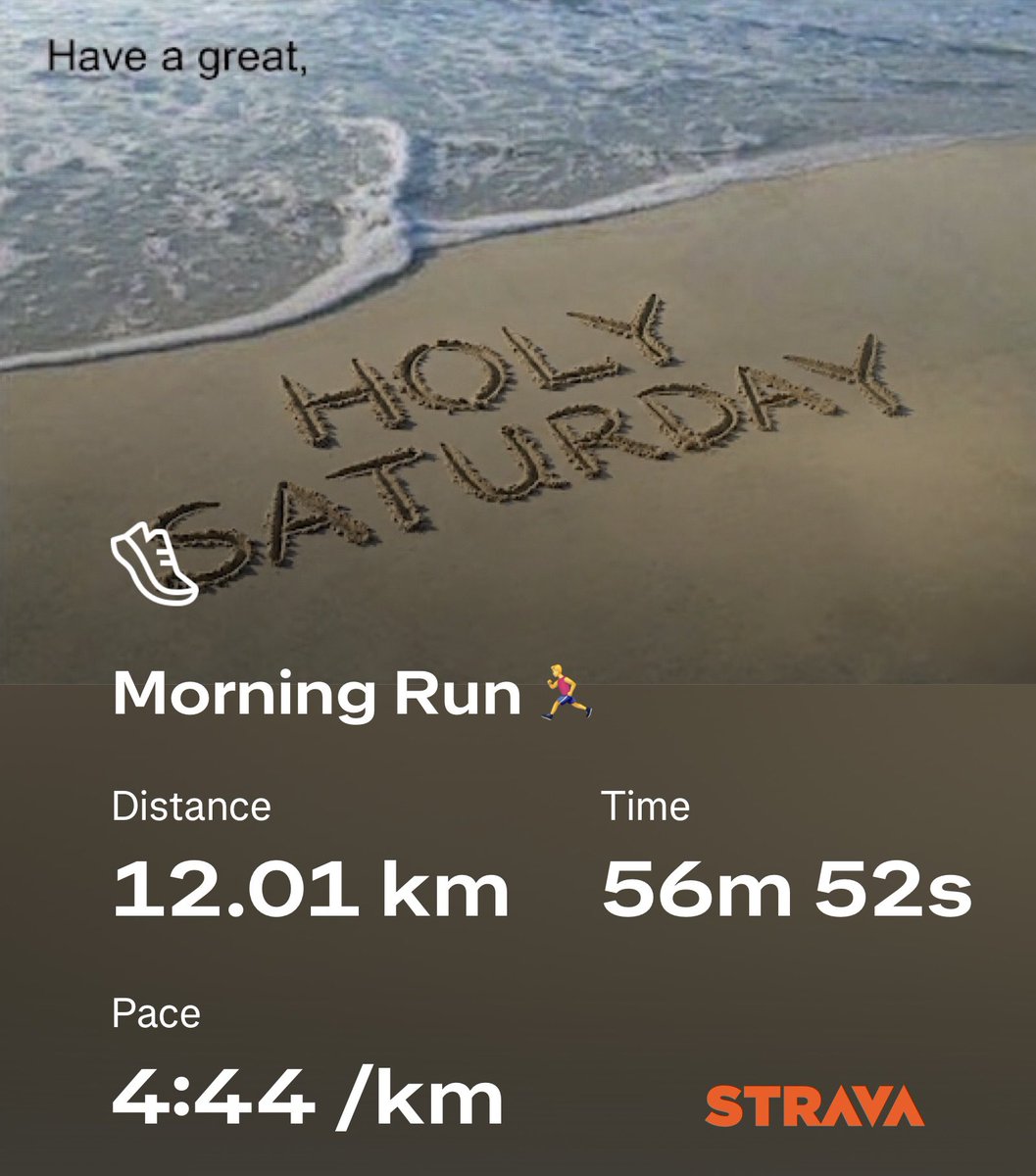 Started the Easter weekend the best way I know how, chasing the sunrise and banking some miles. 🏃‍♂️✝️