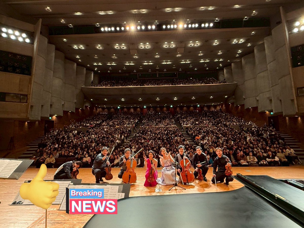 K2_Kurousa's tweet photo. 本日から「高嶋ちさ子 カジュアルクラシックス」ツアーが始まりました！！

初日は越谷公演♪
明日は富士で公演です✨

そして小林は今日のフィードバックから譜面の制作が必要になったので急ピッチで仕上げます。 https://t.co/ShR00i49LK