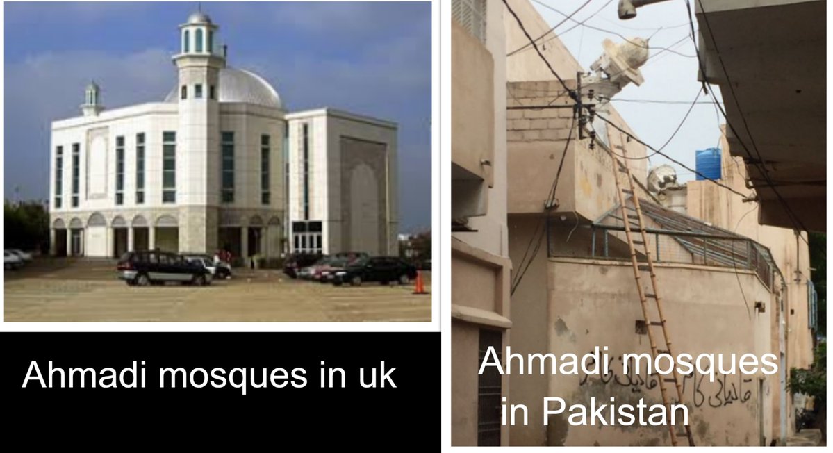 BrettPetter's tweet image. Ahmadi mosques stand safe across the world—except in #Pakistan, where faith itself is treated like a crime. Millions of #Ahmadis are left unprotected by the state, their mosques threatened by mobs and vandalism.
Pure hooliganism against #Pakistani #Ahmadis. 
@SultanAChoudhr1