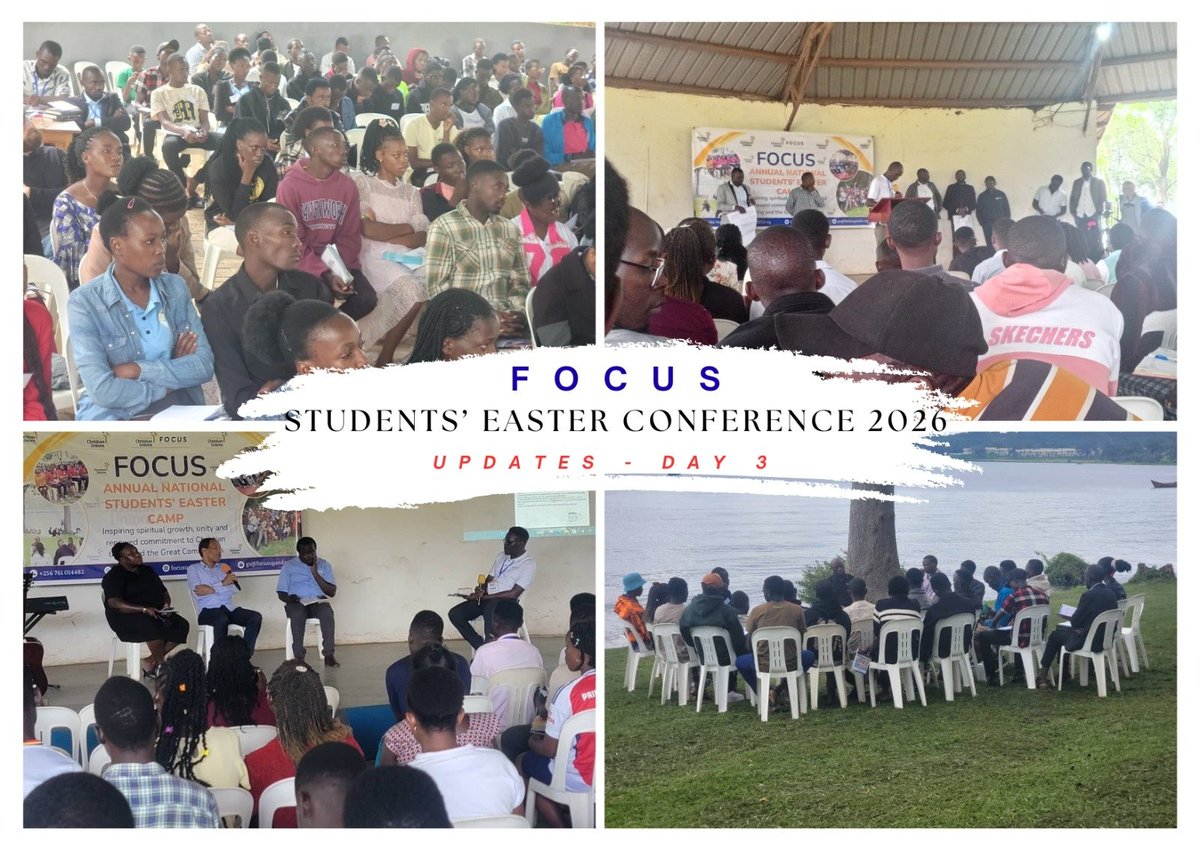 Day 3 is here for the Easter Camp 2026.
#Easter Camp 2026
#Bible labs
#Focus Vander Molen 
Follow along with on youtube.com/@focus_uganda?…