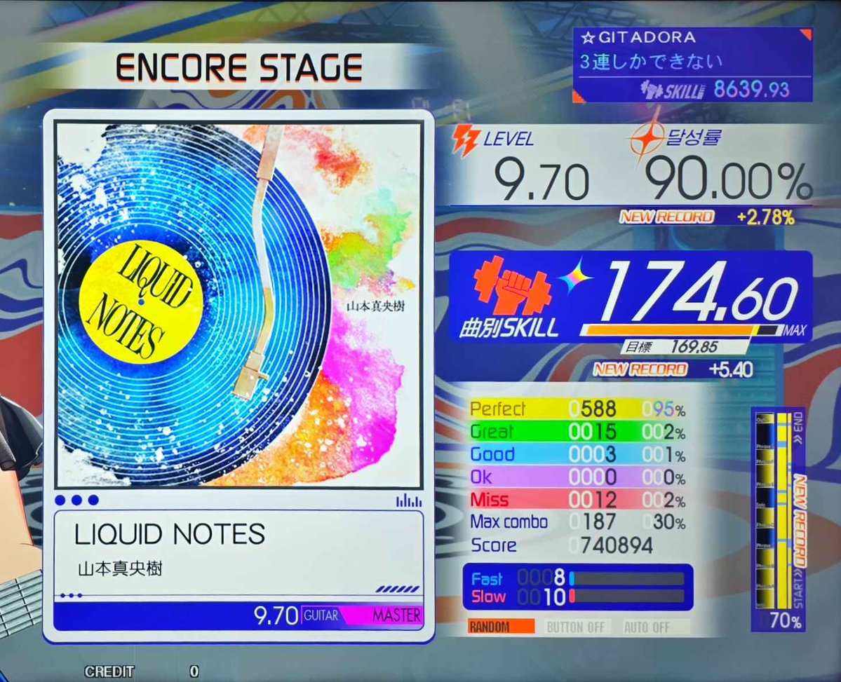 ３連しかできないFAILED. tweet media