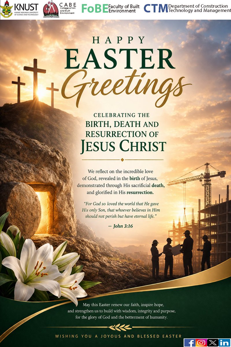 CONSTRUCTION TECHNOLOGY AND MANAGEMENT, KNUST tweet media