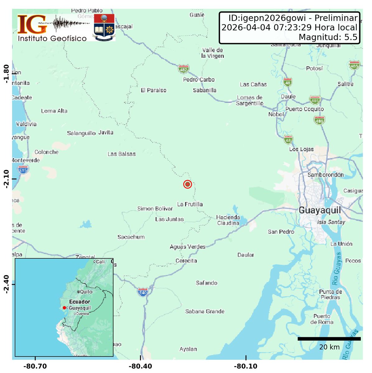 Instituto Geofísico tweet media