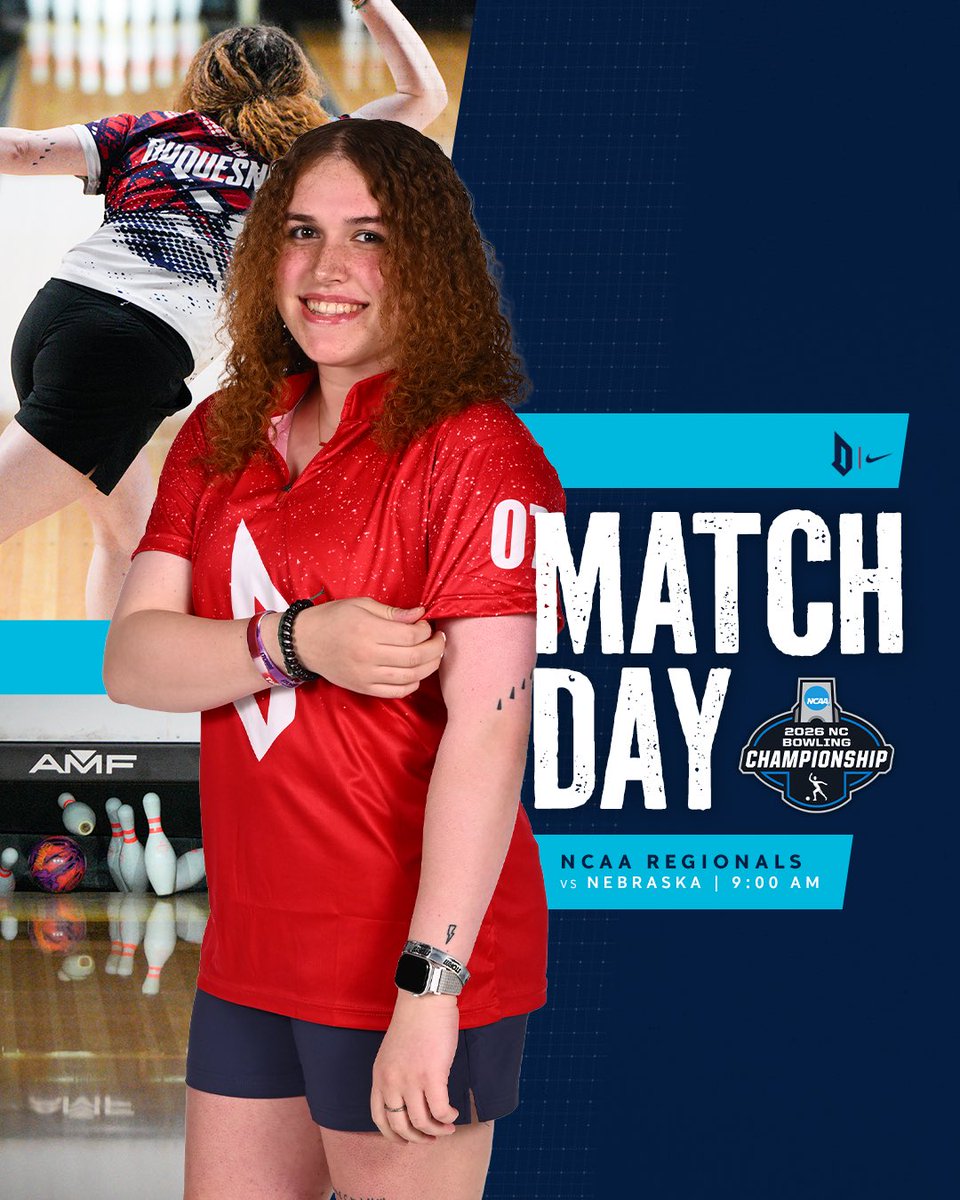 DuqBowling's tweet photo. Let’s bring it home🥇

🎳: vs #4 Nebraska
⏰: 9:00AM
📍: Pittsburgh, PA
💻: BowlTV

#GoDukes https://t.co/8bjgV6s4Js