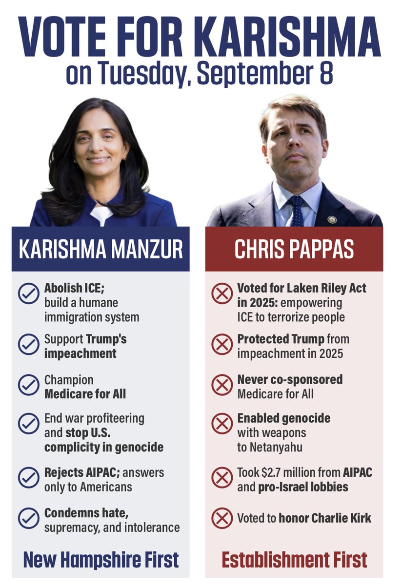 Karishma Manzur for Senate tweet media