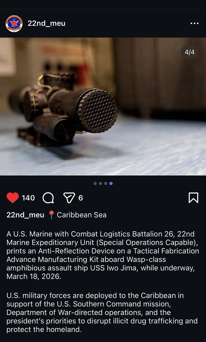 LCPLnekotan's tweet photo. 22ndが強襲揚陸艦の中でVCOG用のキルフラッシュを3Dプリンター使って作ってるらしい https://t.co/0peAAqxXMV